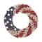 19" Red White & Blue Berries Wreath